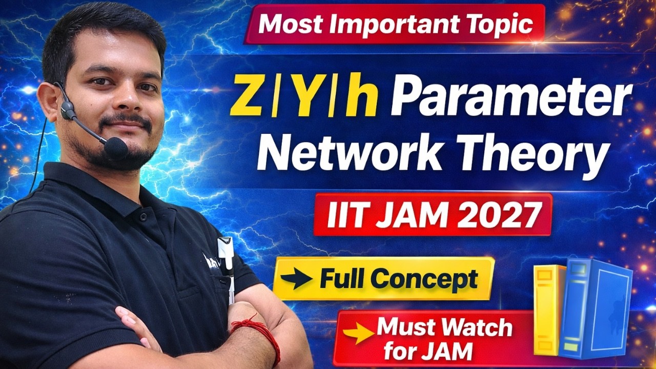 IIT JAM Physics Electronics | Z, Y & h Parameters Explained Clearly 🔥