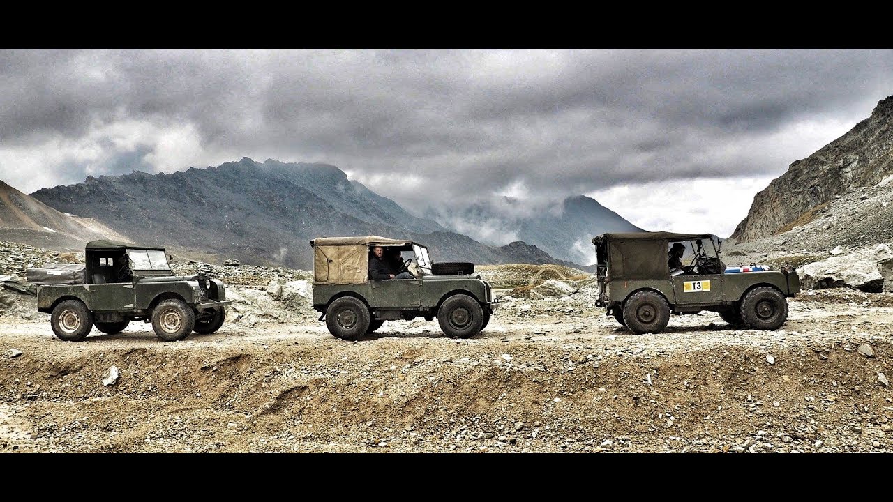 The Alps. Land Rover Series One adventure.