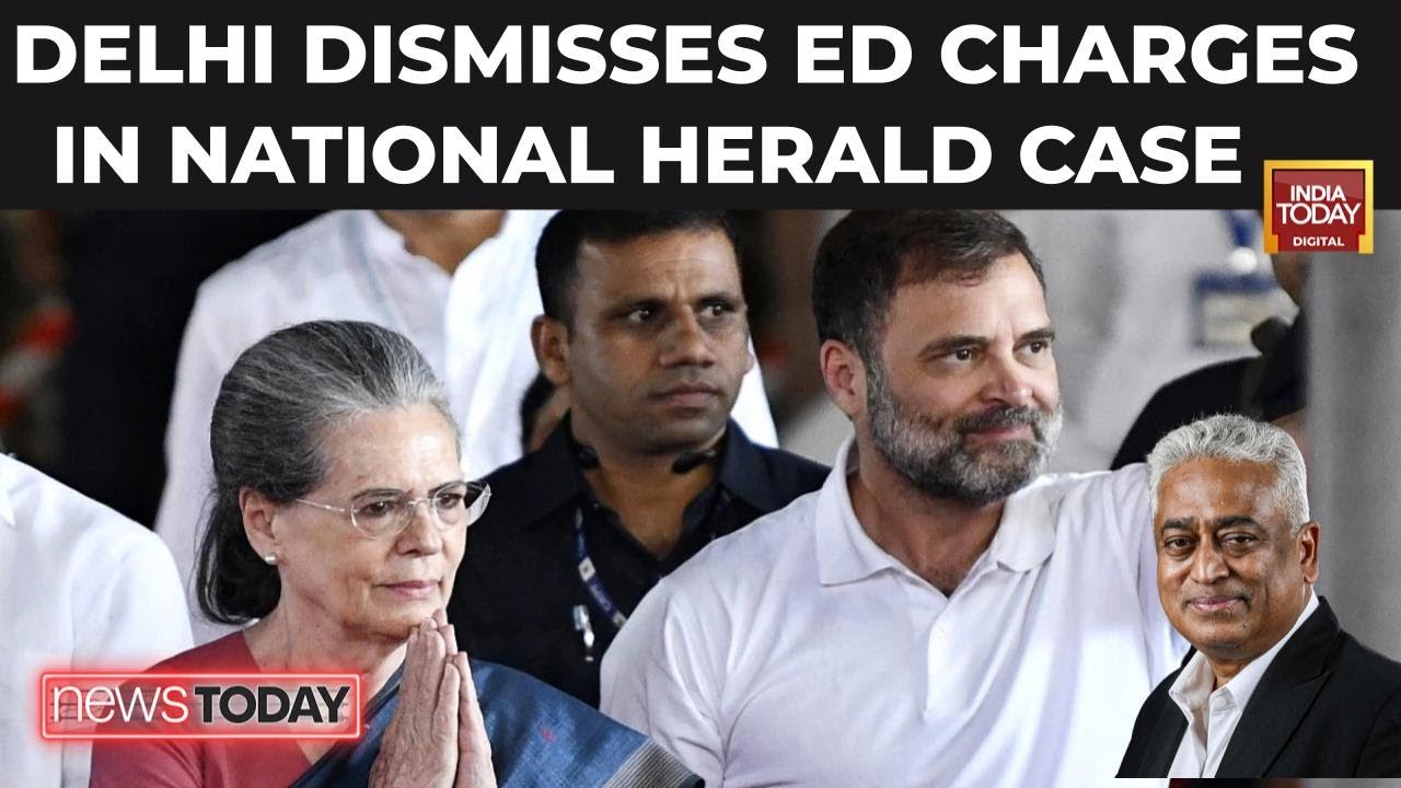 NewsToday With Rajdeep Sardesai|  Delhi Court Dismisses ED Charge Sheet in National Herald Case