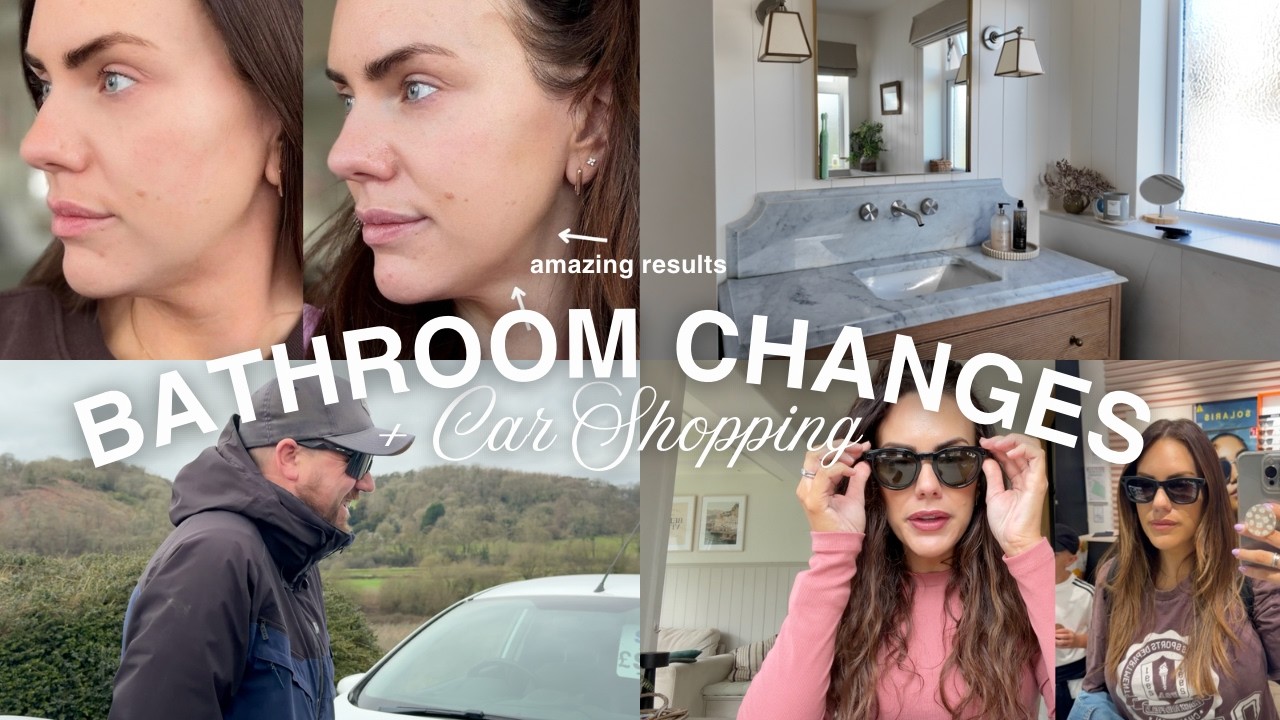 Should We Change This in Our Bathroom? Vinted Finds, Car Shopping & Jawline Sculpting!
