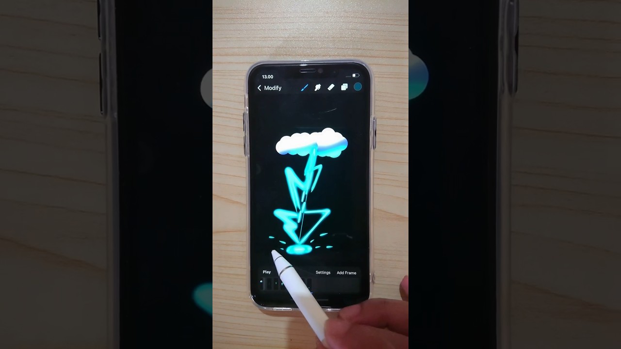 Drawing in phone with procreate pocket #drawing #procreatepocket