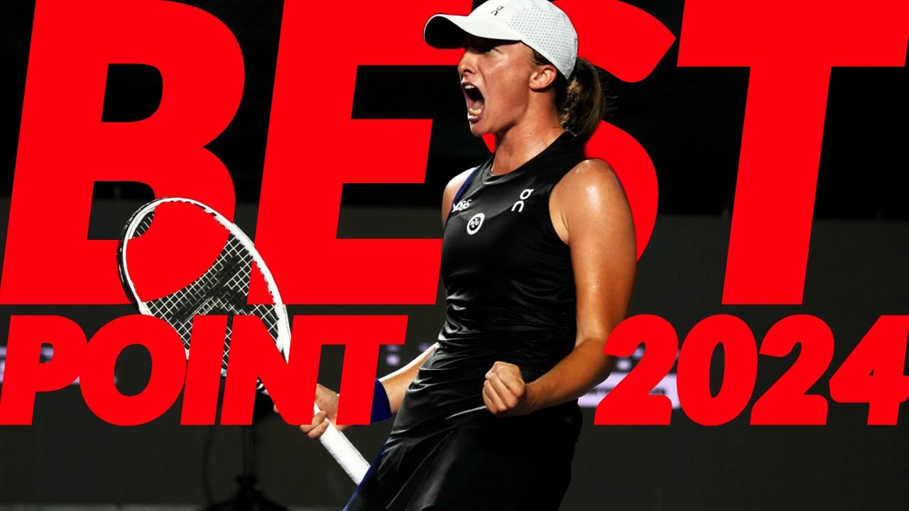 BEST POINT IN 2024 WTA TENNIS TOUR!!! (rally and shot too!)