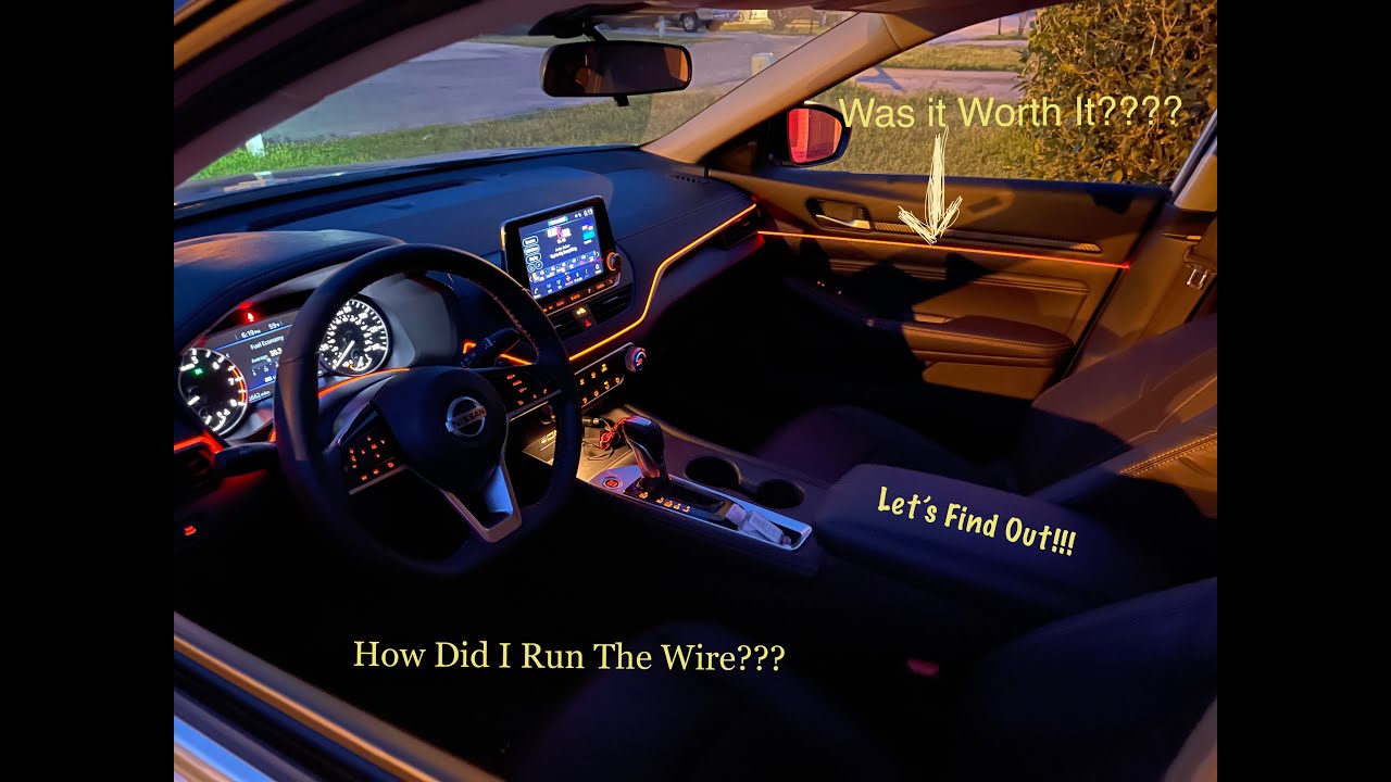 2020 Nissan Altima SR EL Wire Install  Part Two