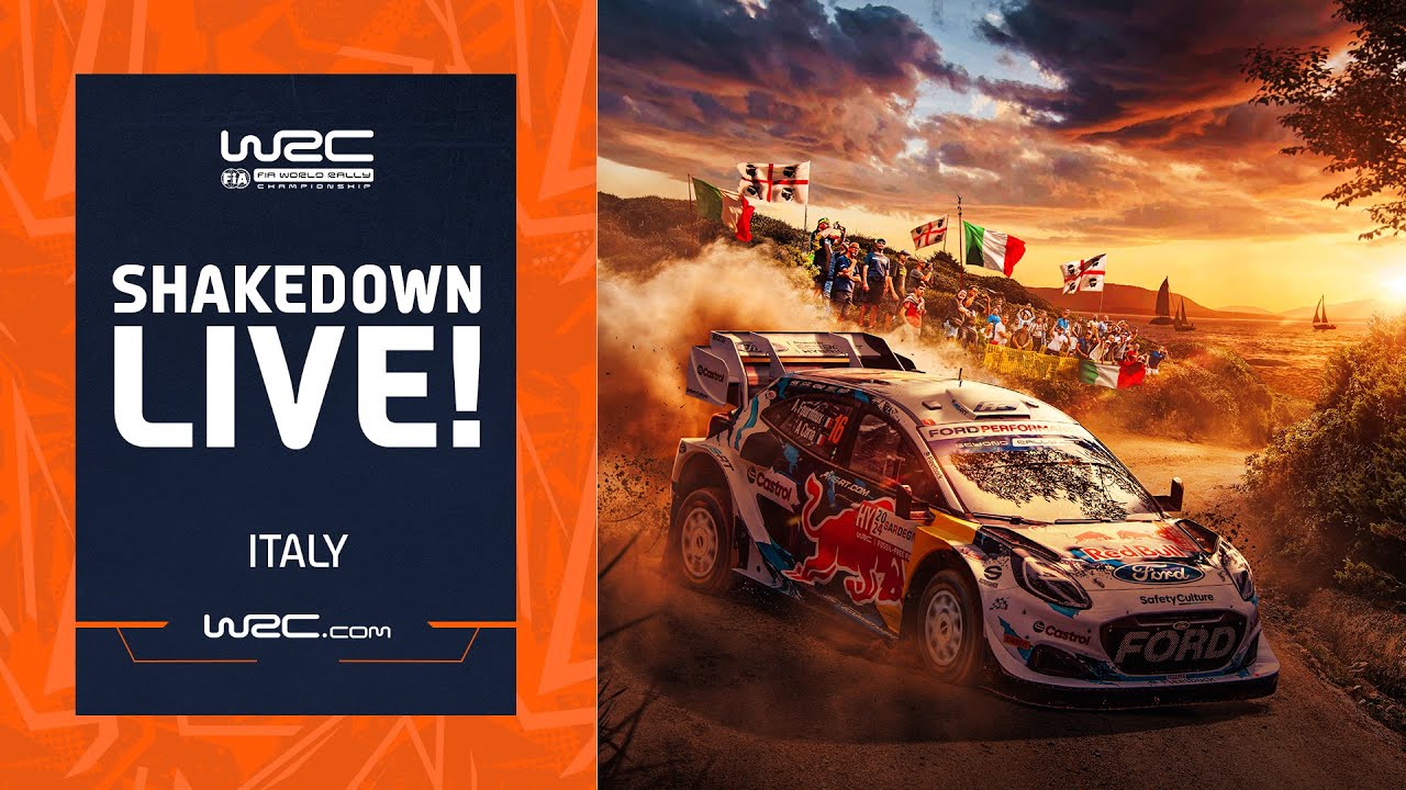 🔴 Shakedown LIVE | WRC Rally Italia Sardegna 2024