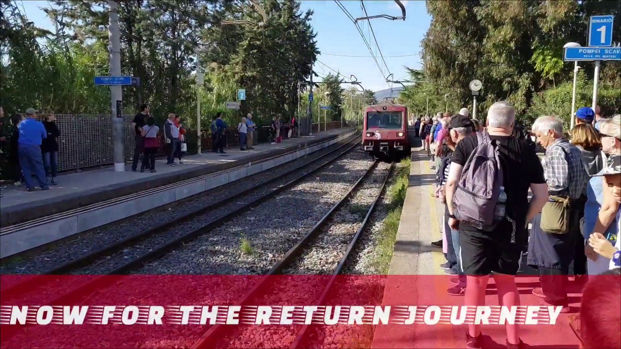 Ride the Circumvesuviana trains In italy