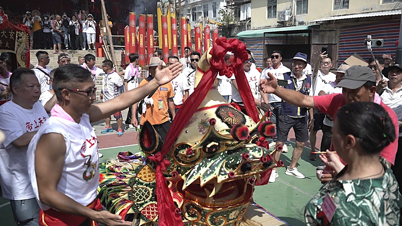 2025年長洲太平清醮  大會瑞麟醒獅點睛