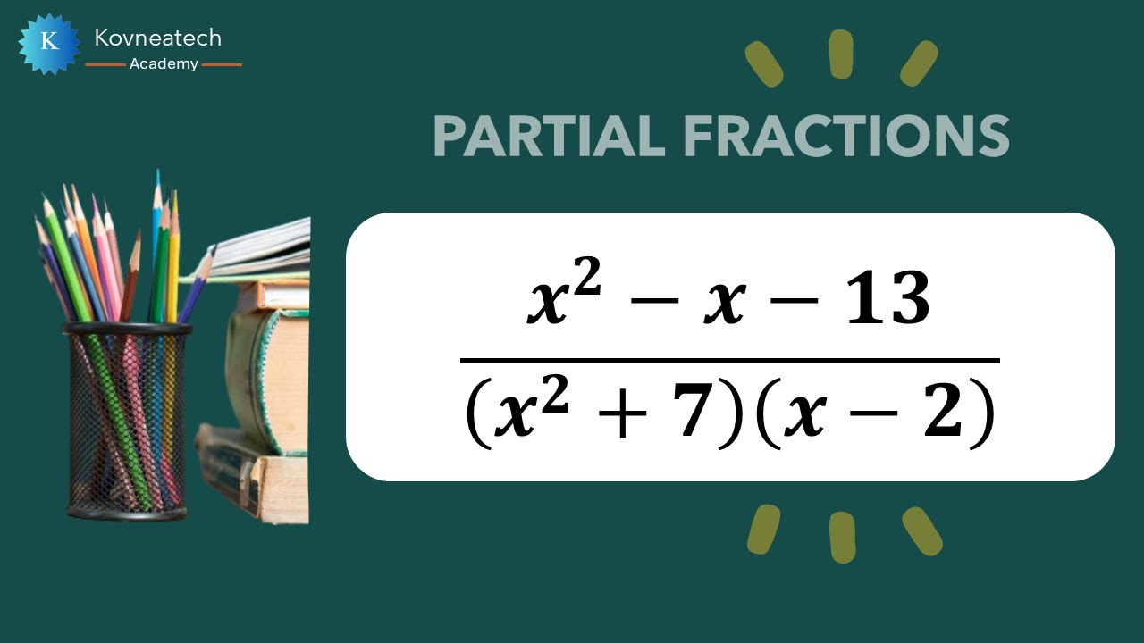 Quadratic Partial Fractions | Proper Fraction