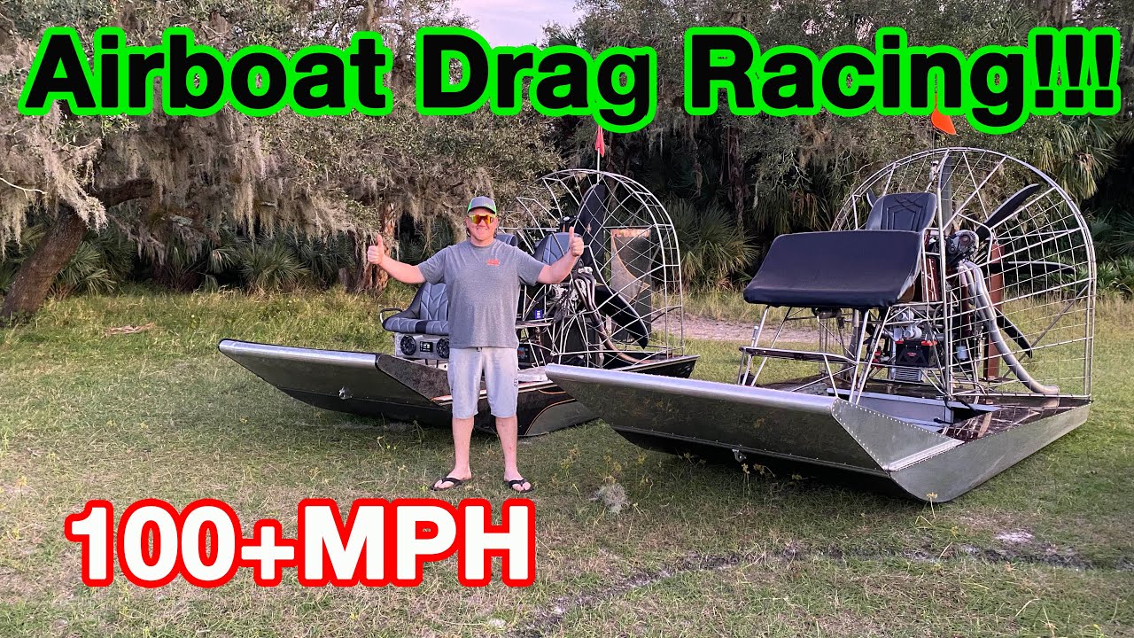 Ripping Our LS Powered Airboats and Some Airboat Drag Racing!!!