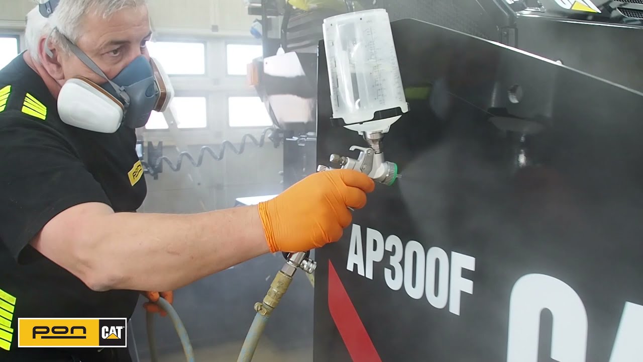 Cat® AP300F med industricoating til BK Anlegg
