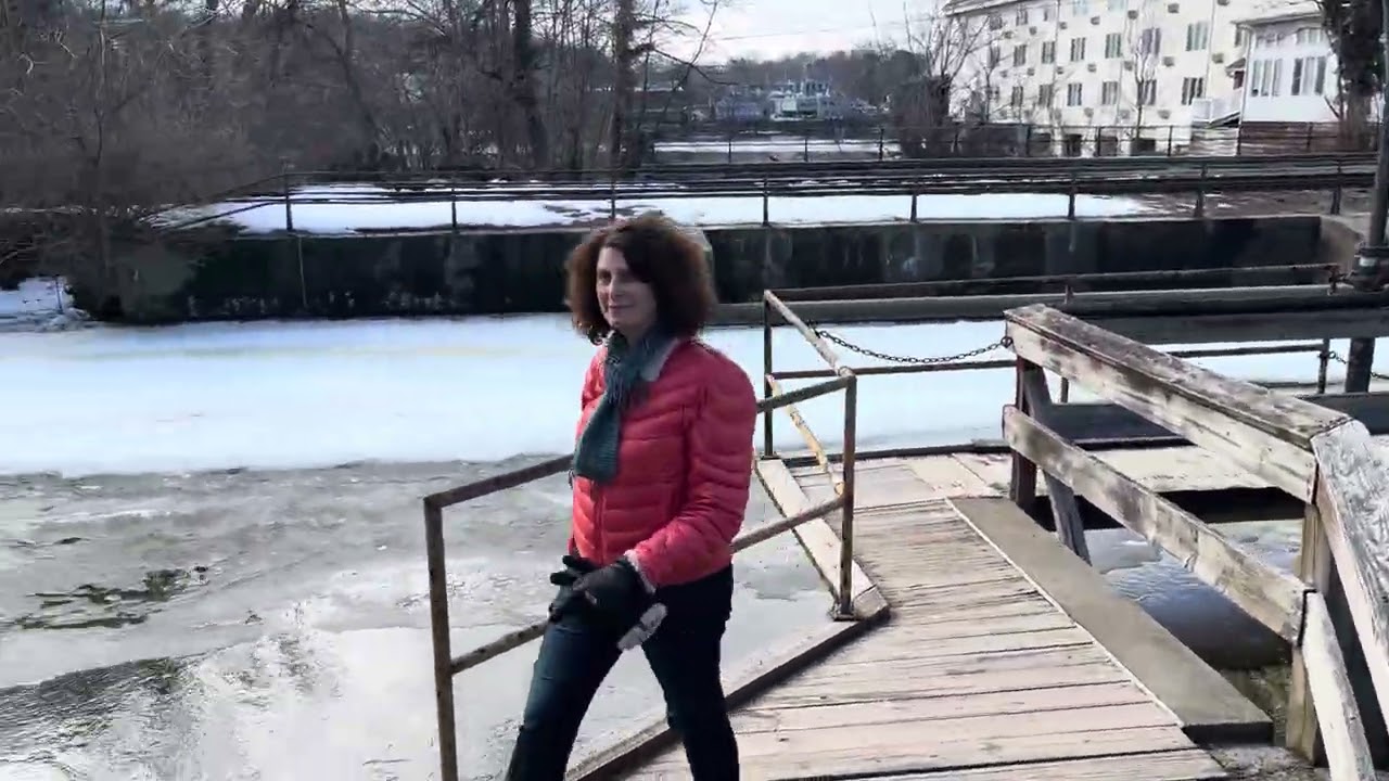 20260221 Swan Creek Aqueduct and Bridge Delaware & Raritan Canal Karen Deb Lambertville NJ