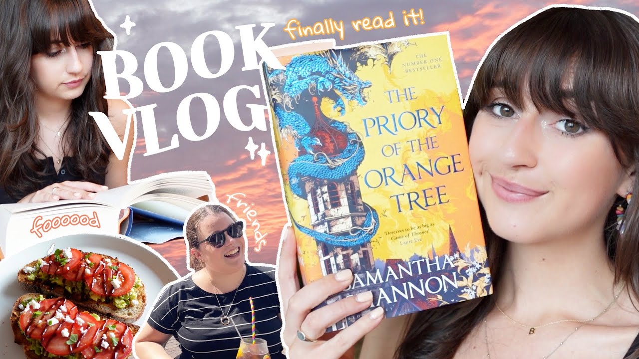 READING VLOG 🌷 I finally read Priory, exciting updates, good food & friends!