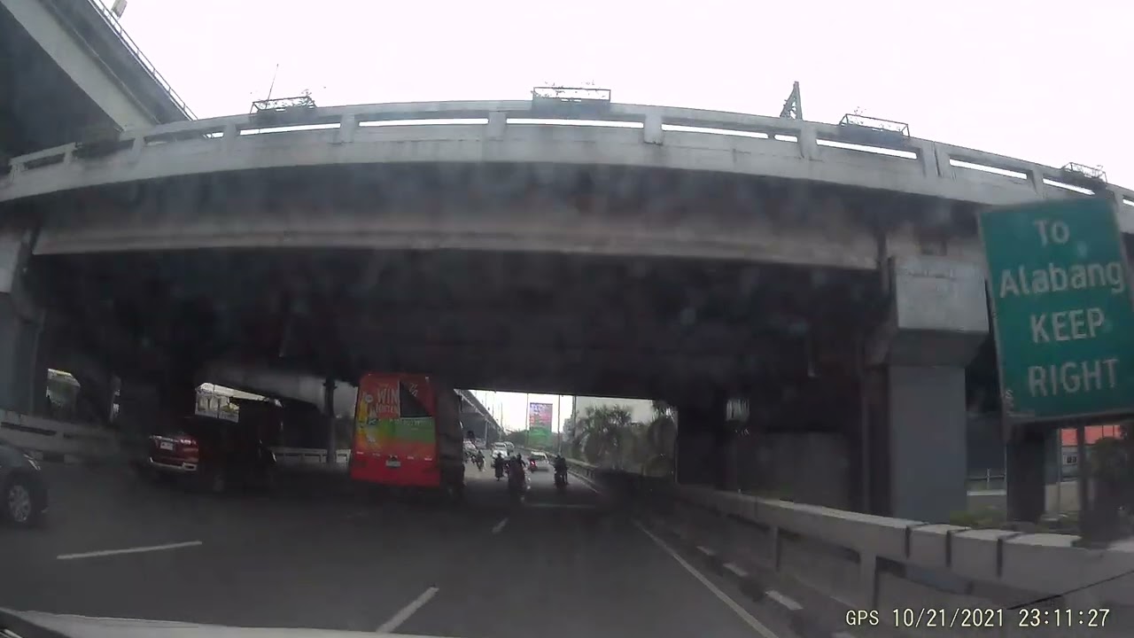 drove to south luzon expressway to drop off passengers in laguna