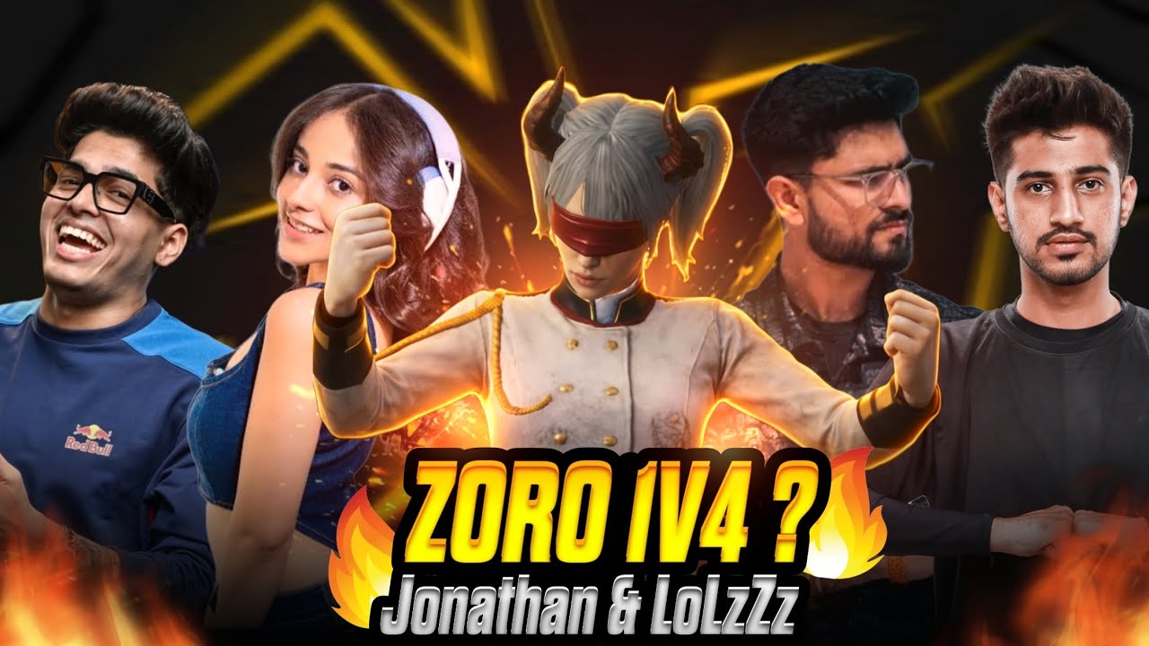 @JONATHAN GAMING SHOCKED AFTER THIS CLUTCH 🤯| ZORO 1v4 TEAM GODL 🔥@LoLzZz Gaming #bgmi #pubg