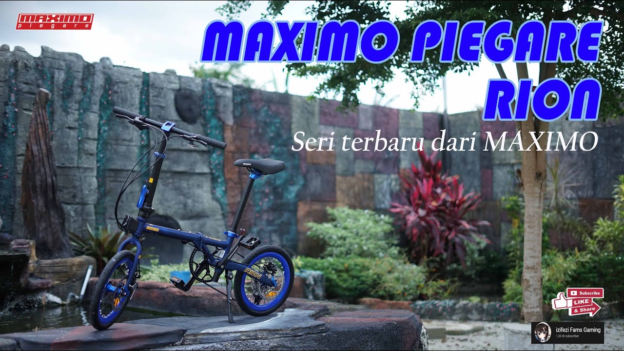 SEPEDA LIPAT (FOLDING BIKE) MAXIMO PIEGARE BX8 3.0 RION, keluaran baru Keren harga terjangkau