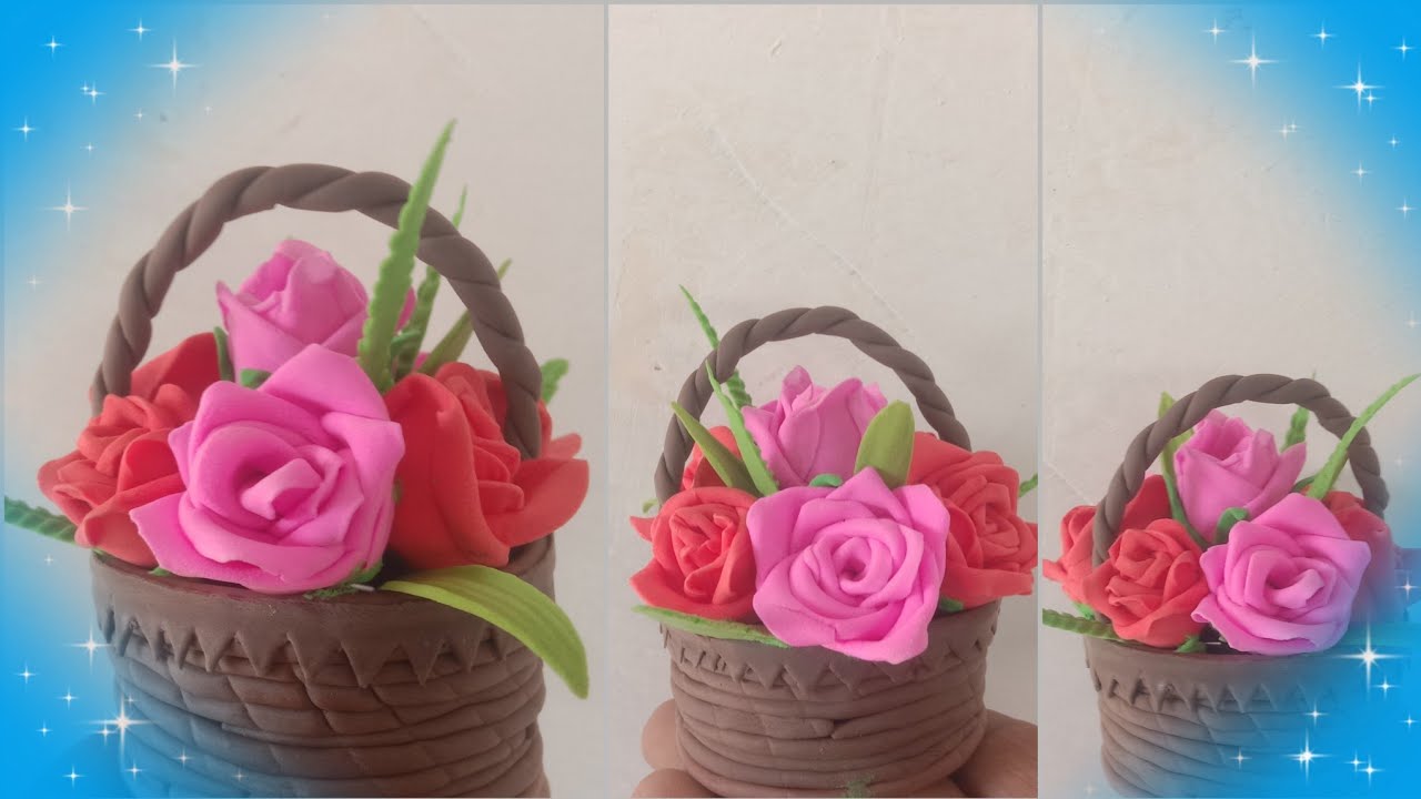Creating a Stunning | Basket of Roses | Made of Clay: DIY Masterclass