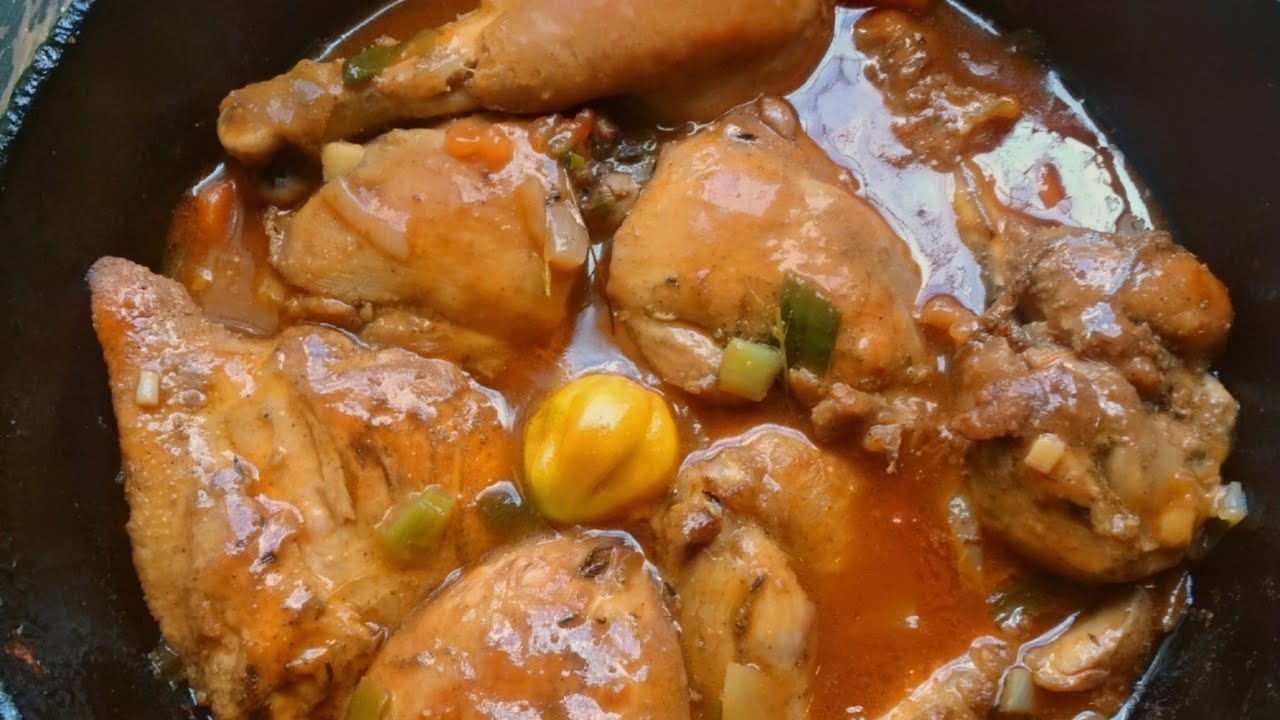 Куриное фрикасе по-ямайски || Жареная и тушеная курица || Тушеная курица