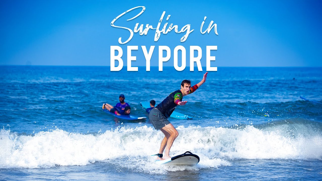 Surfing in Beypore | Kerala’s First Government Sponsored Surfing School | Sports Tourism | Aventura