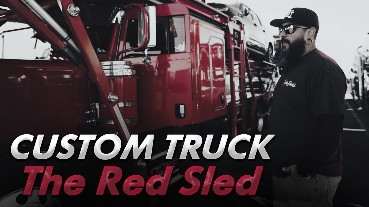 “The Red Sled” Modified Peterbilt 389. Review