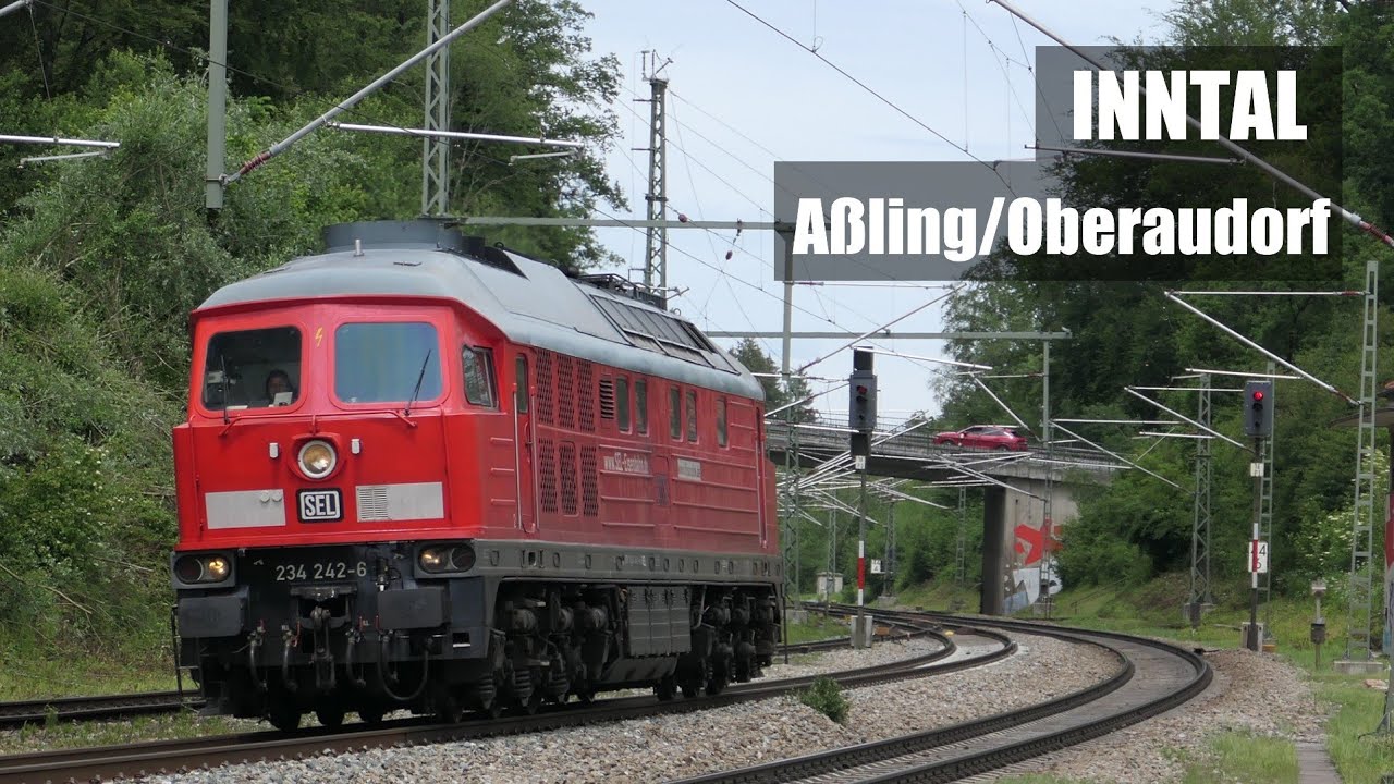 Nachtzüge, Ludmilla, 111er und viele Güterzüge - Bahnverkehr im Inntal: Aßling/Oberaudorf [Teil 3|3]