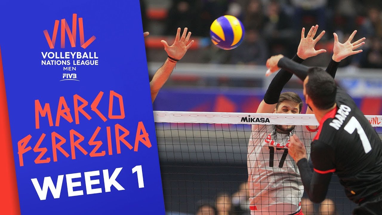 Unstopable Marco Ferreira with 21 Points against Bulgaria | Volleyball Nations League 2019