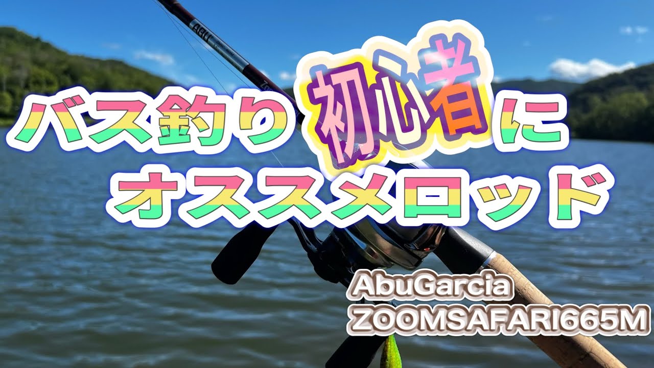 バス釣り初心者にオススメのロッド🔰アブガルシアズームサファリ665M