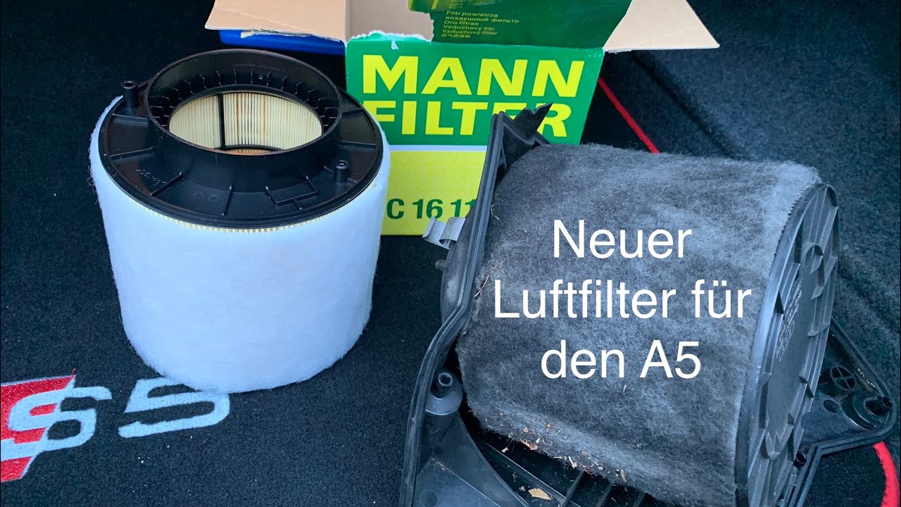 Audi 2.7 TDI / 3.0 TDI Luftfilter wechseln - Audi A5 2.7 TDI Luftfilter wechseln-2.7 TDI Turbo Sound