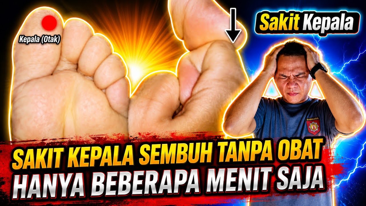 CARA PIJAT REFLEKSI SAKIT KEPALA