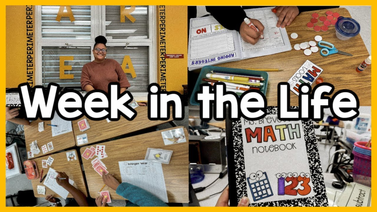 My First FULL Week of School + Adding Integers Lesson | #WITL of a Middle School Math Teacher Ep. 2