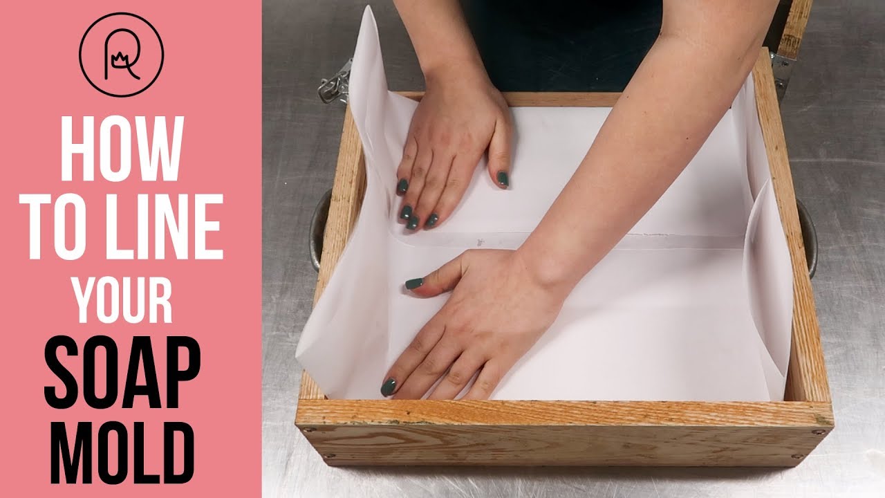 How To Line Your Soap Mold | Royalty Soaps