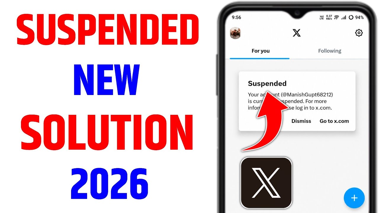 Twitter X Account Suspended Problem 2026 | How to recover suspended Twitter X account | Recovery