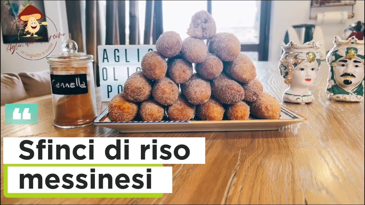 Sfinci di riso messinesi - dolce tipico e ricetta facile