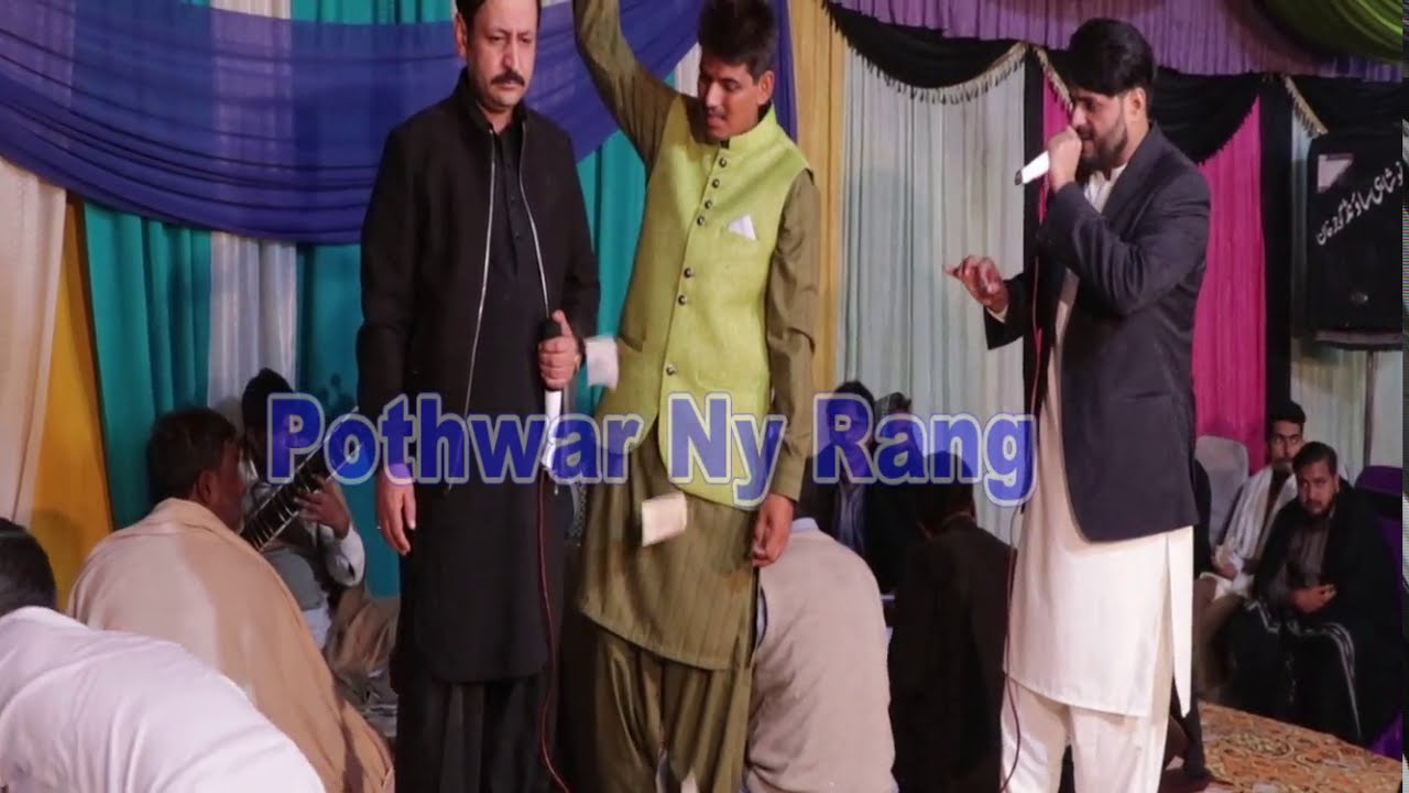 Pothwari Sher Raja Qamar Islam vs Javeed jedi New Program Hailiyan Gujar Khan Part #5