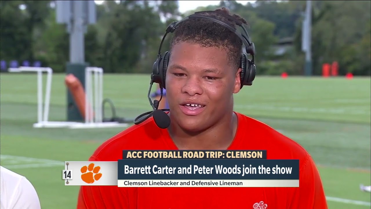 Barrett Carter & Peter Woods on ACC Network Road Trip, 08/19/24