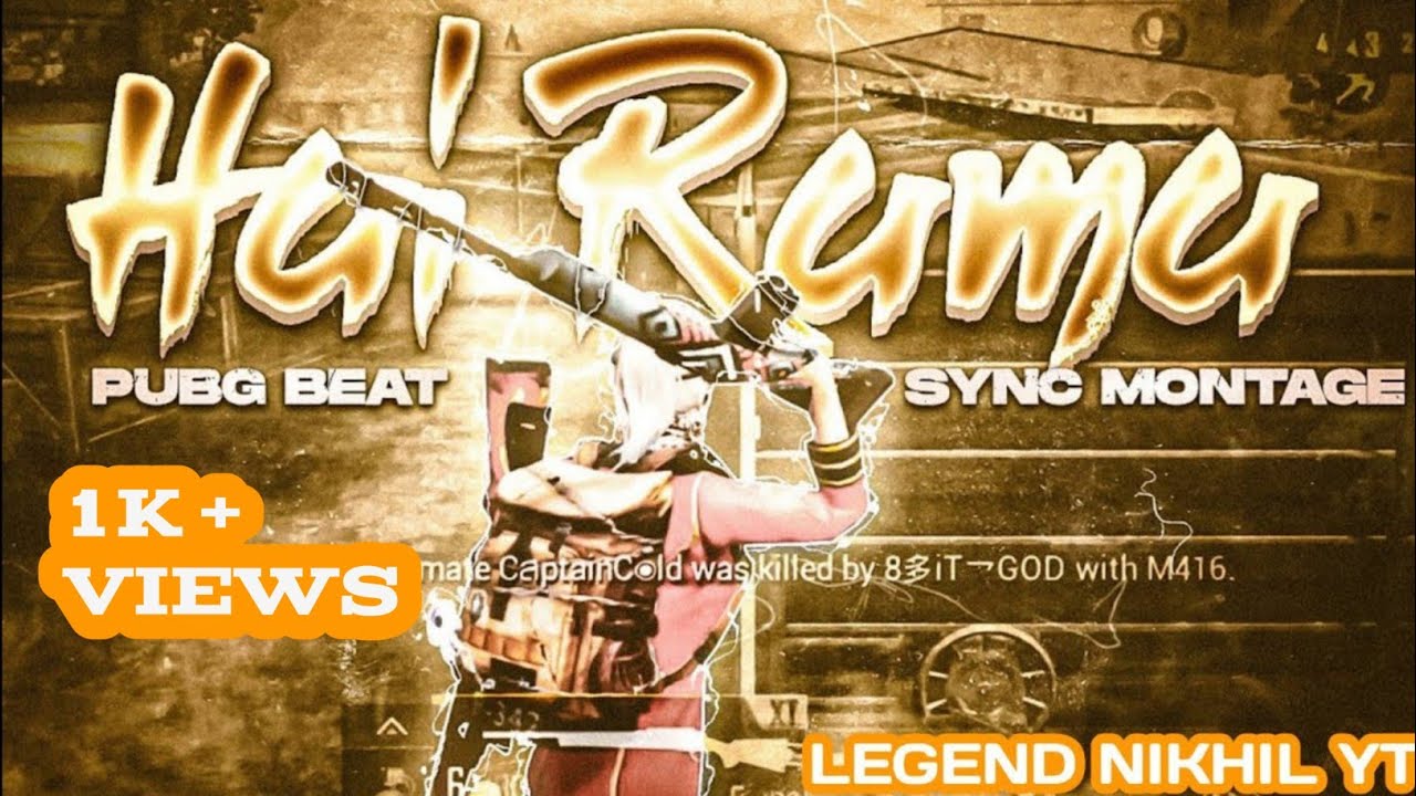 🔥😍new trending video🖤 #bgmi❤️ #pubgmobile Hai Rama Ye Kya Hua | Pubg Best Edited | Beat Sync🔥