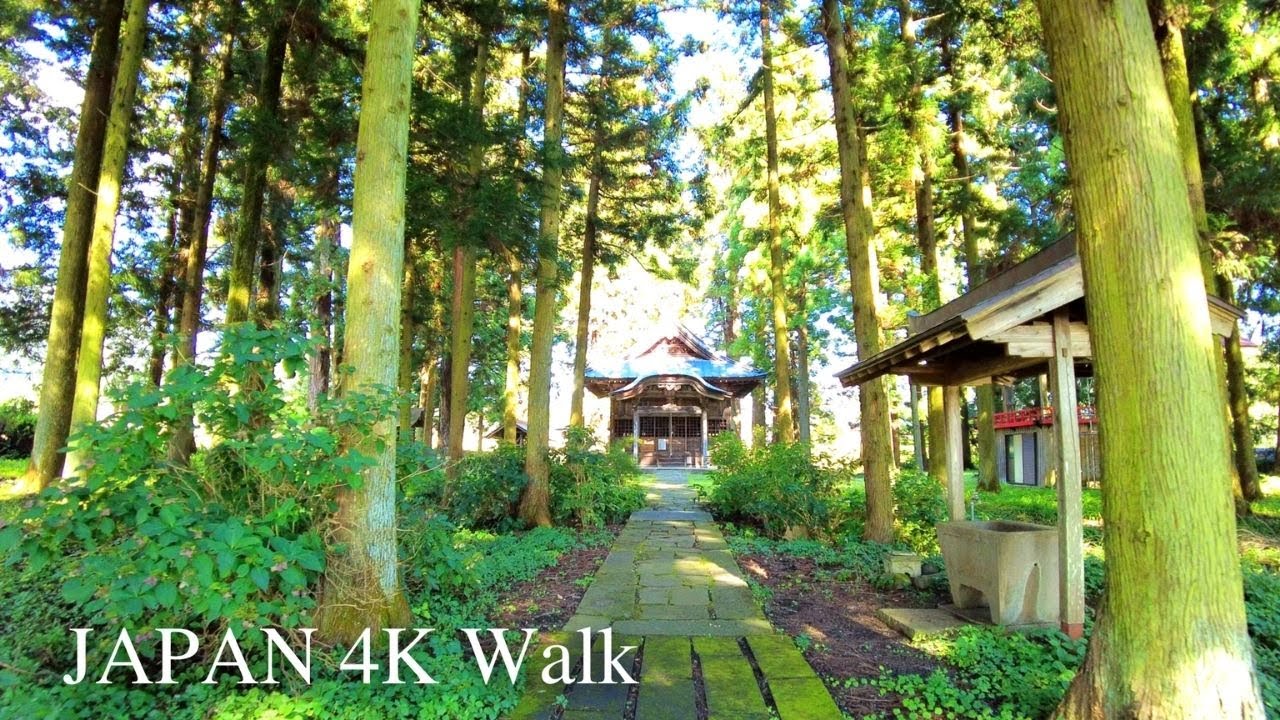 【4K】Japan Walking Tour - True Countryside Village with Healing Effects