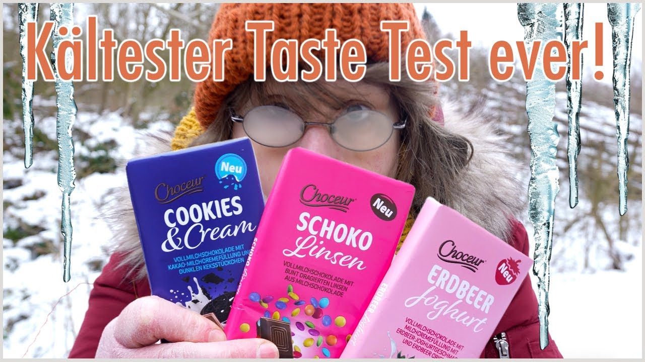 3 neue Aldi Choceur Schokoladen im Test. Und bin dabei fast erfroren!