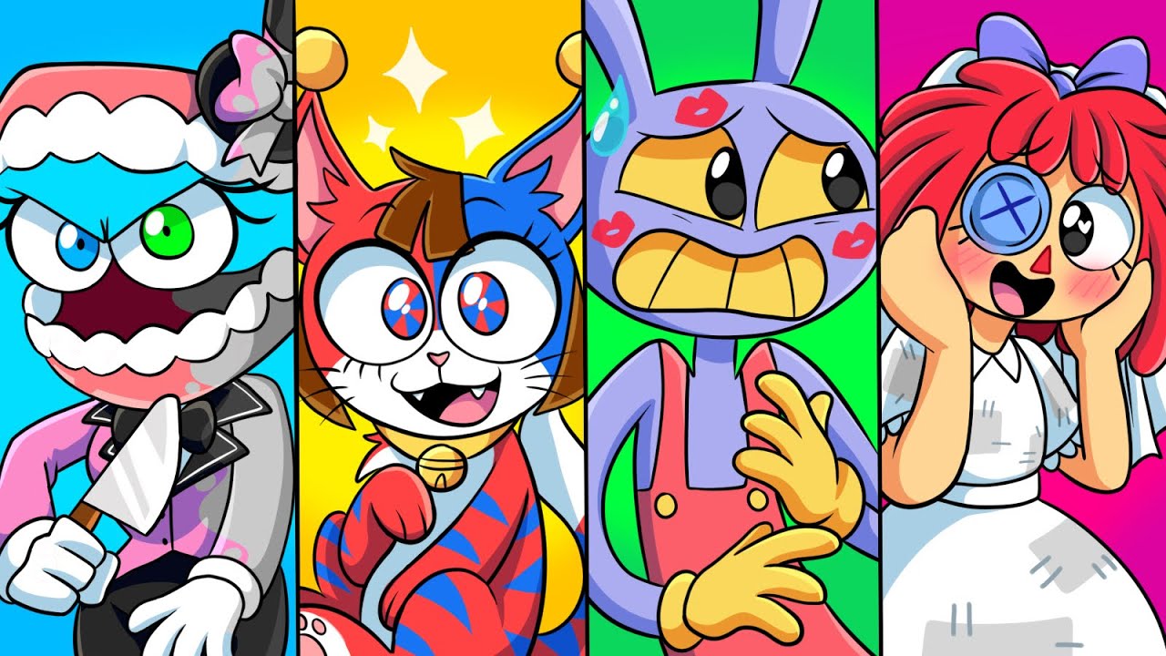 20 THE AMAZING DIGITAL CIRCUS COMPILACIÓN DE ANIMACIONES UNOFFICIAL!