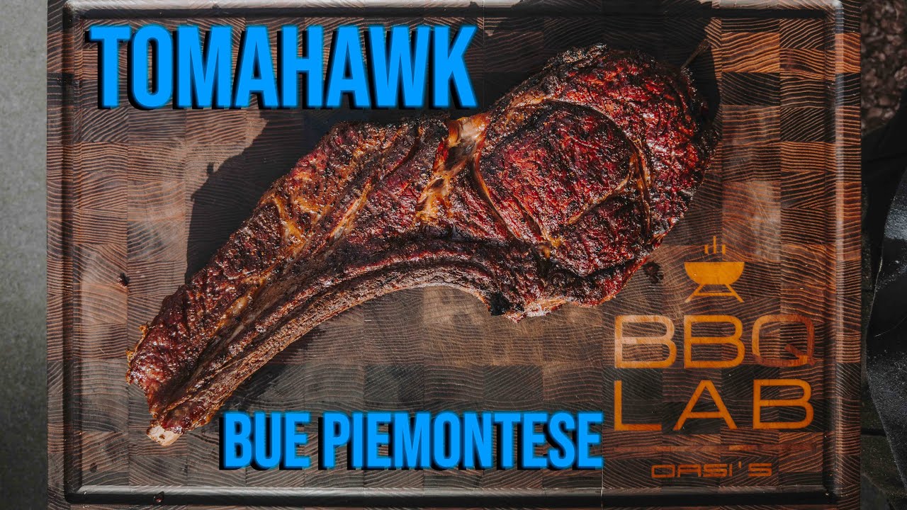 Tomahawk Bue Piemontese Frollato 60gg con Big Green Egg - BBQ LAB & The Butcher