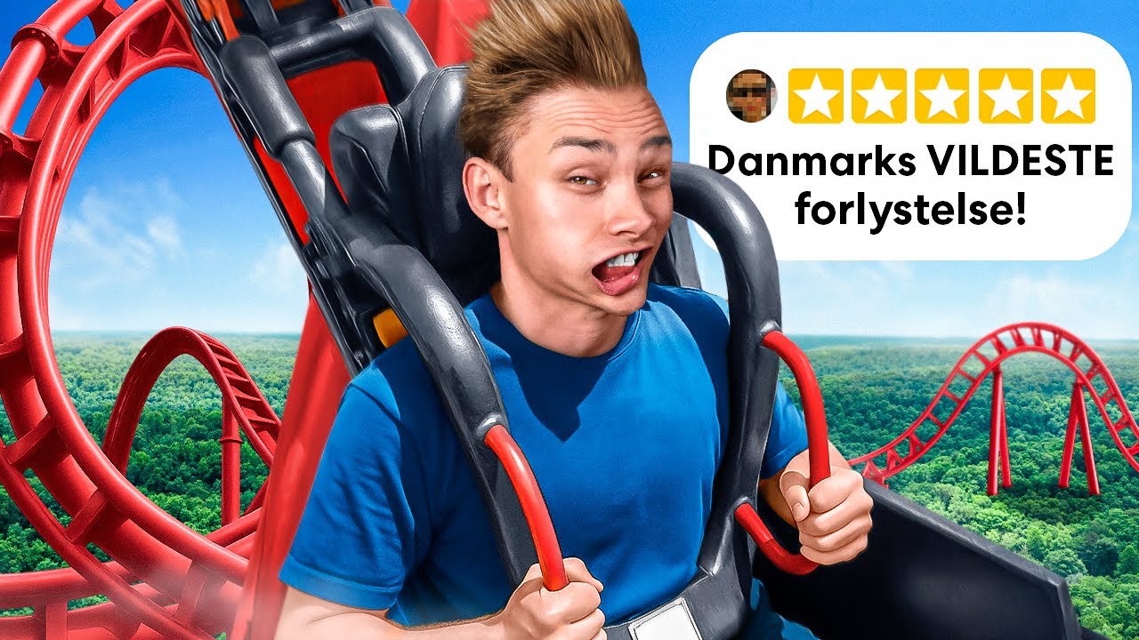 Pr&oslash;ver Danmarks VILDESTE Forlystelser!