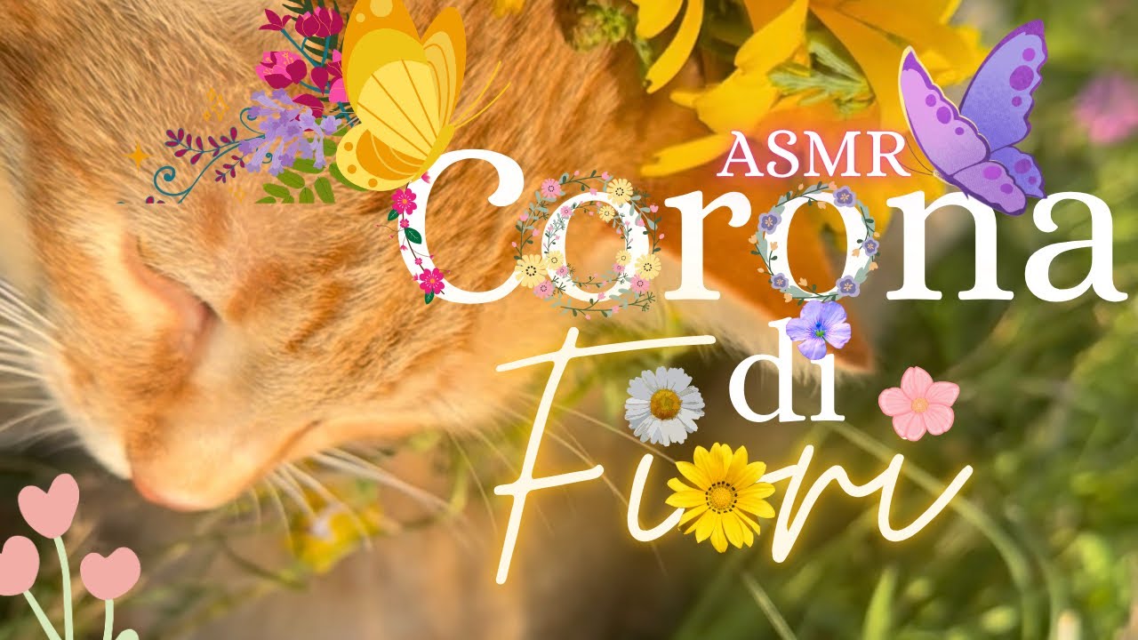 Corona di Fiori 🌼🌼🌼Flower Crown 🌼🌼🌼👑 with ambient Nature Sounds 🌾Wildflowers 💐