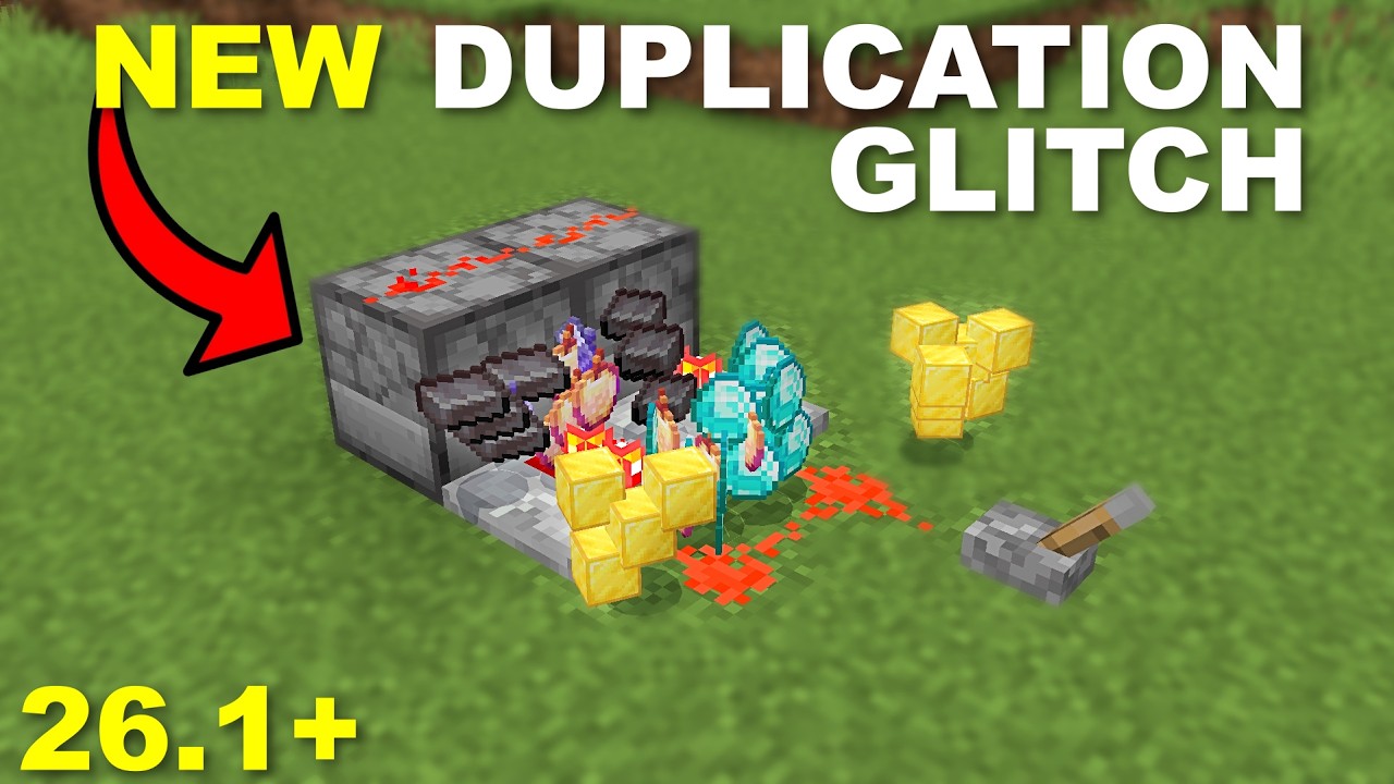 NEW! Infinite Item Duplication Glitch Minecraft Bedrock v26.10+! (Easy Survival)