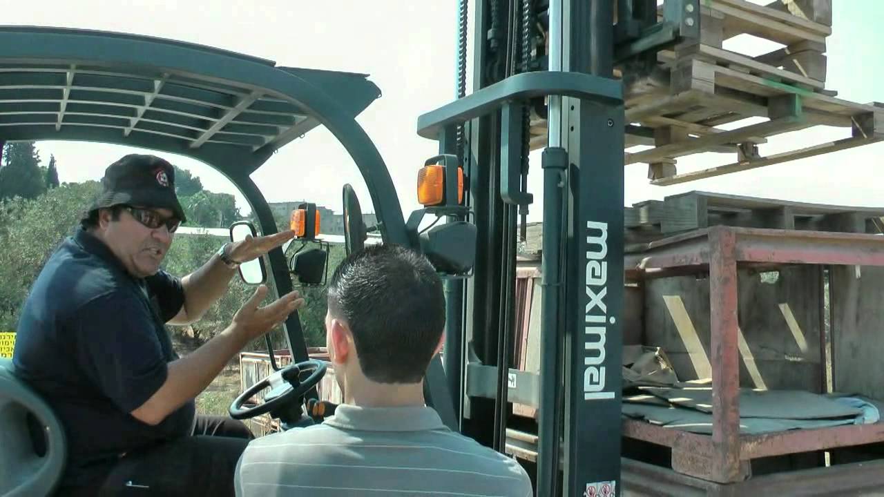 מכללת כרמל בטיחות - קורס מפעילי מלגזות