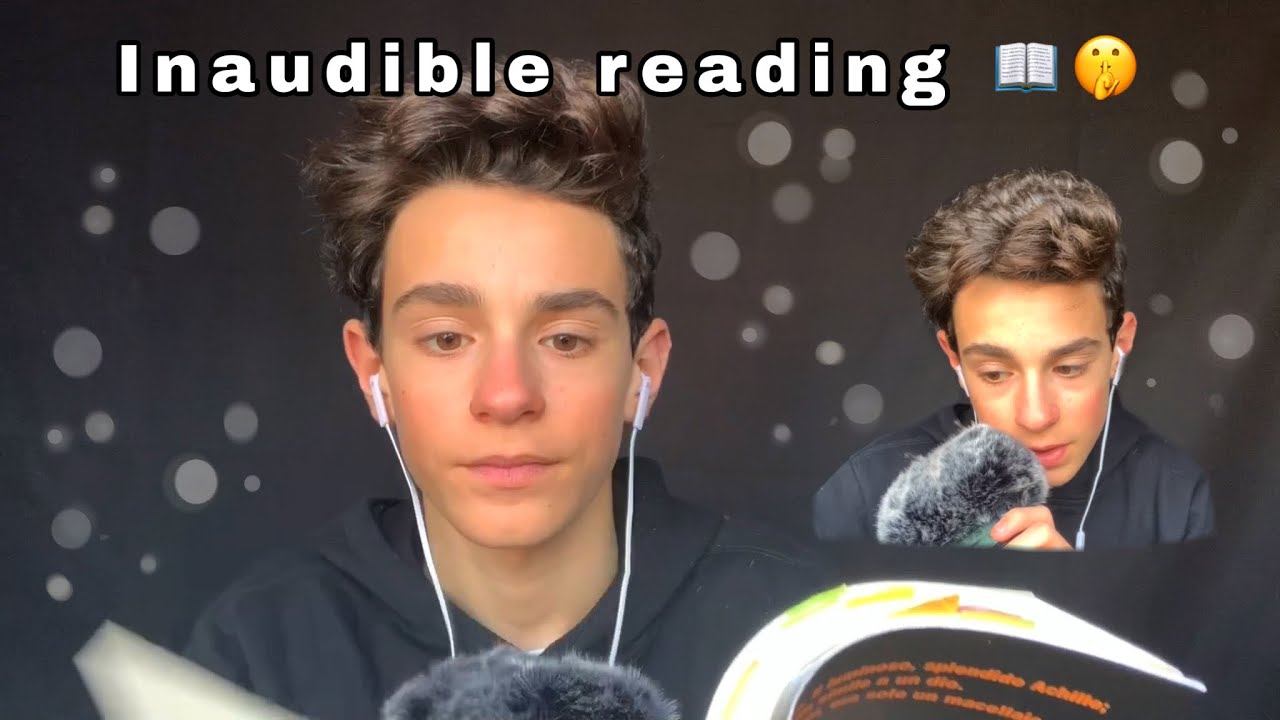 LETTURA IN INAUDIBLE per rilassarti 😴 | ASMR ITA