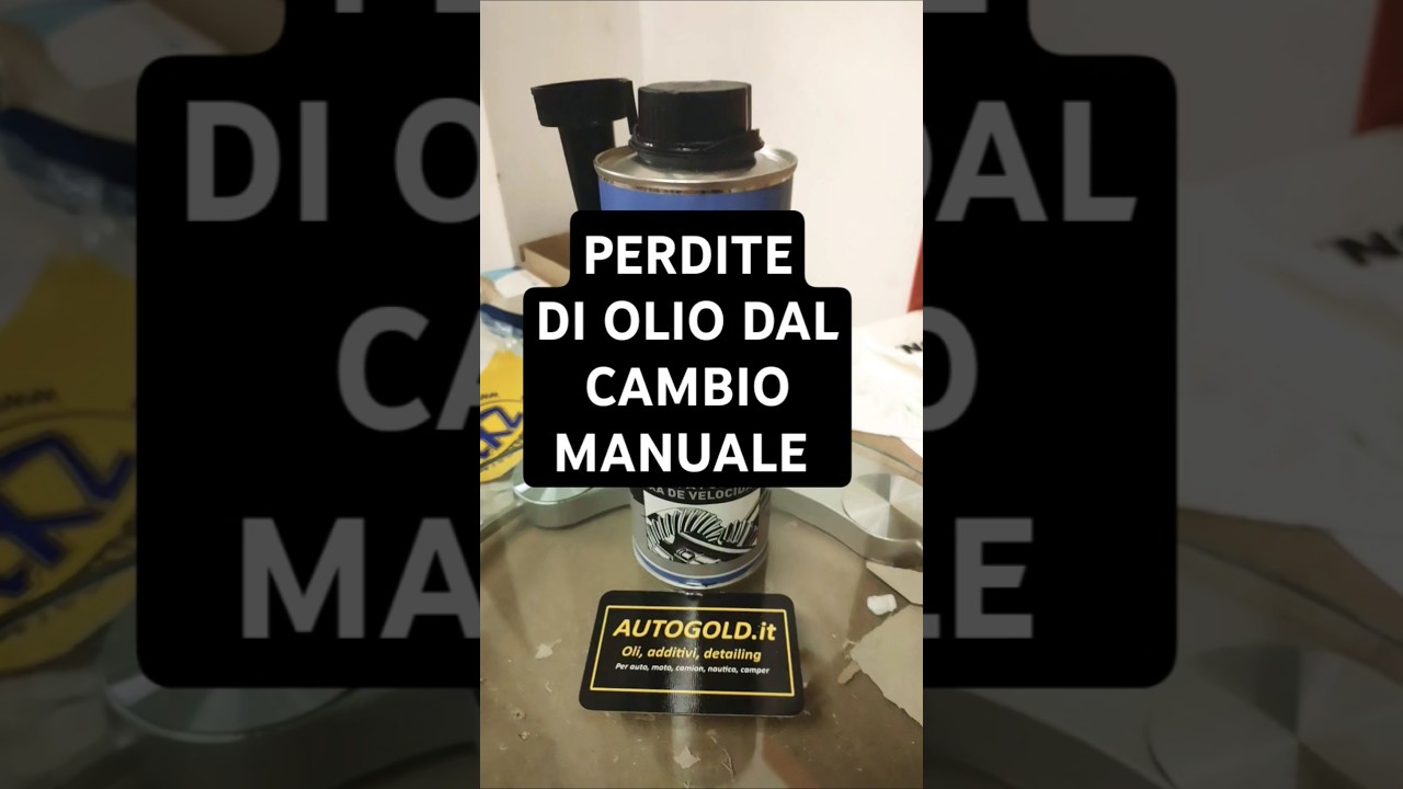 PERDITE DI OLIO DAL CAMBIO MANUALE E DAL DIFFERENZIALE: additivo Liqui Moly Pro Line 5199