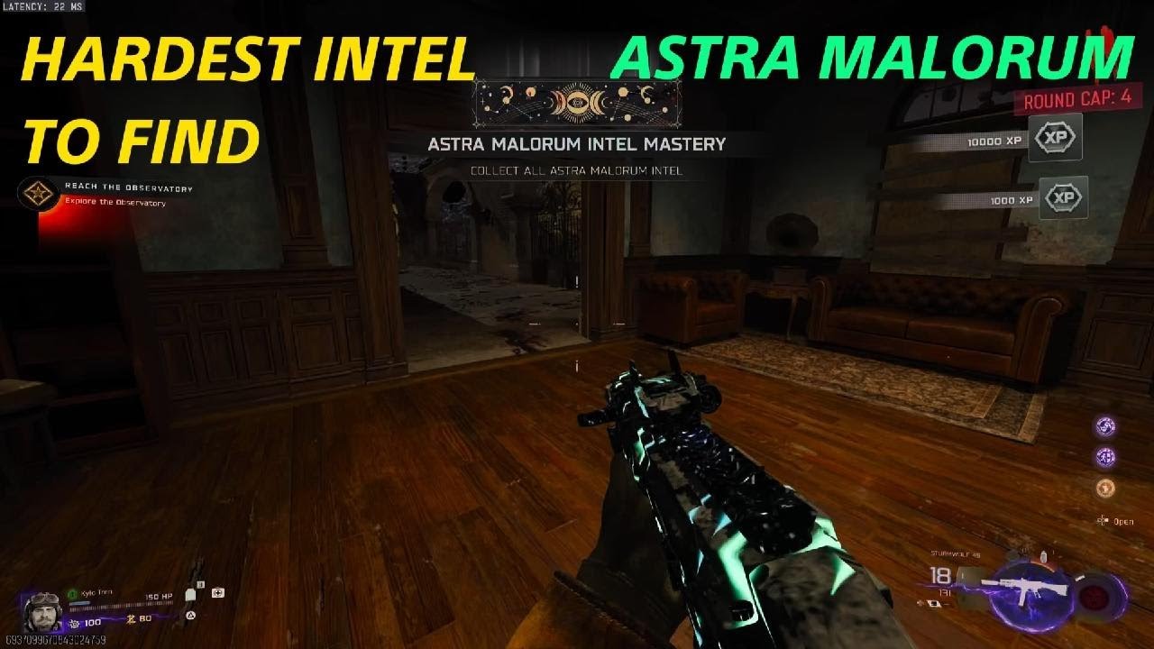 HARDEST INTEL TO FIND ON ASTRA MALORUM | BO7 ZOMBIES