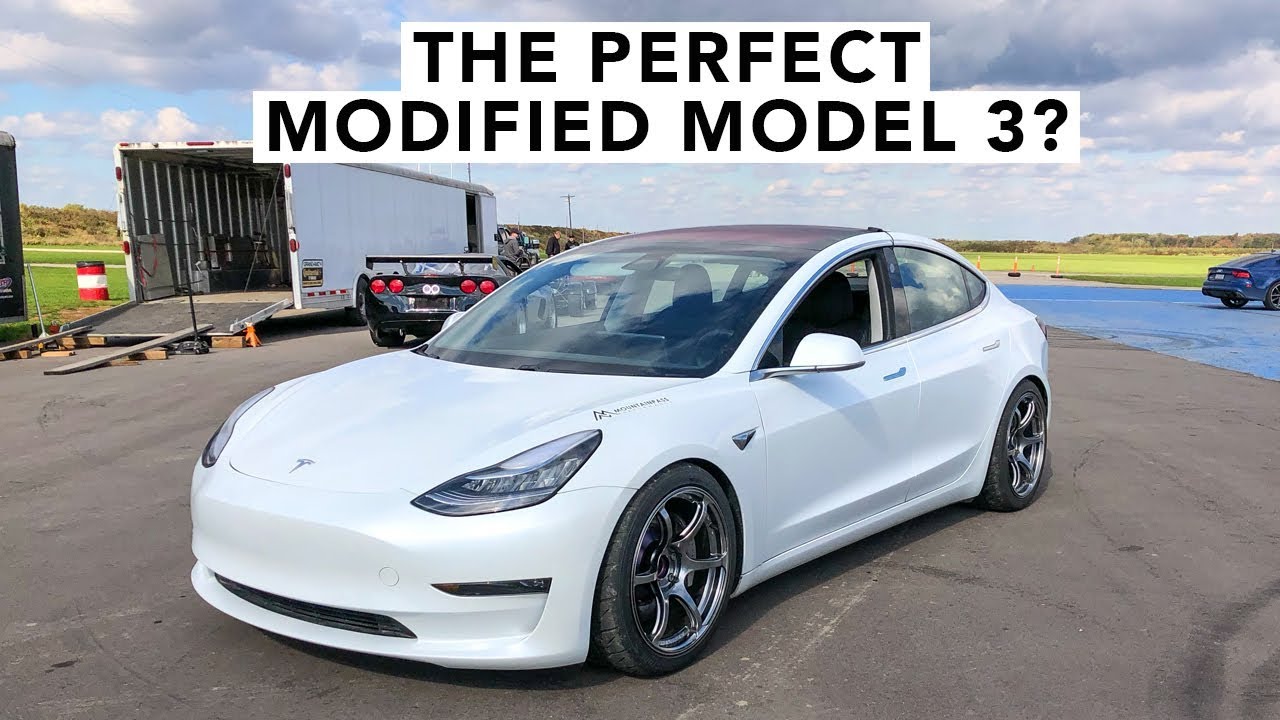 Modified Tesla Model 3 Track Review