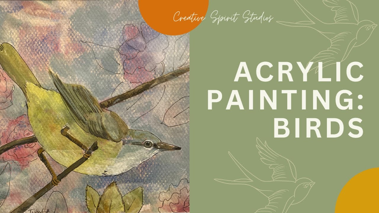 Painting Song Birds with Acrylics: MacGillivray's Warbler with artist Tonya Henderson