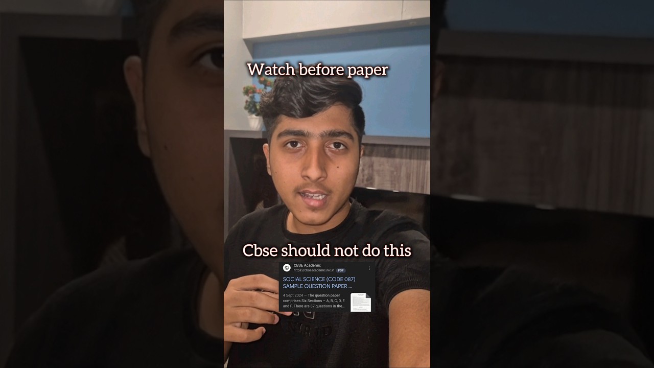 CBSE should not do this [don't lose mark #boardexam2026