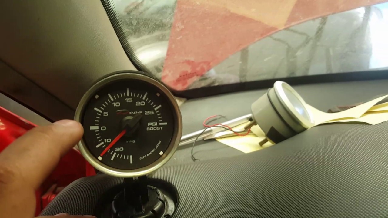 Como leer un Medidor de Boost /Boost Turbo Gauge