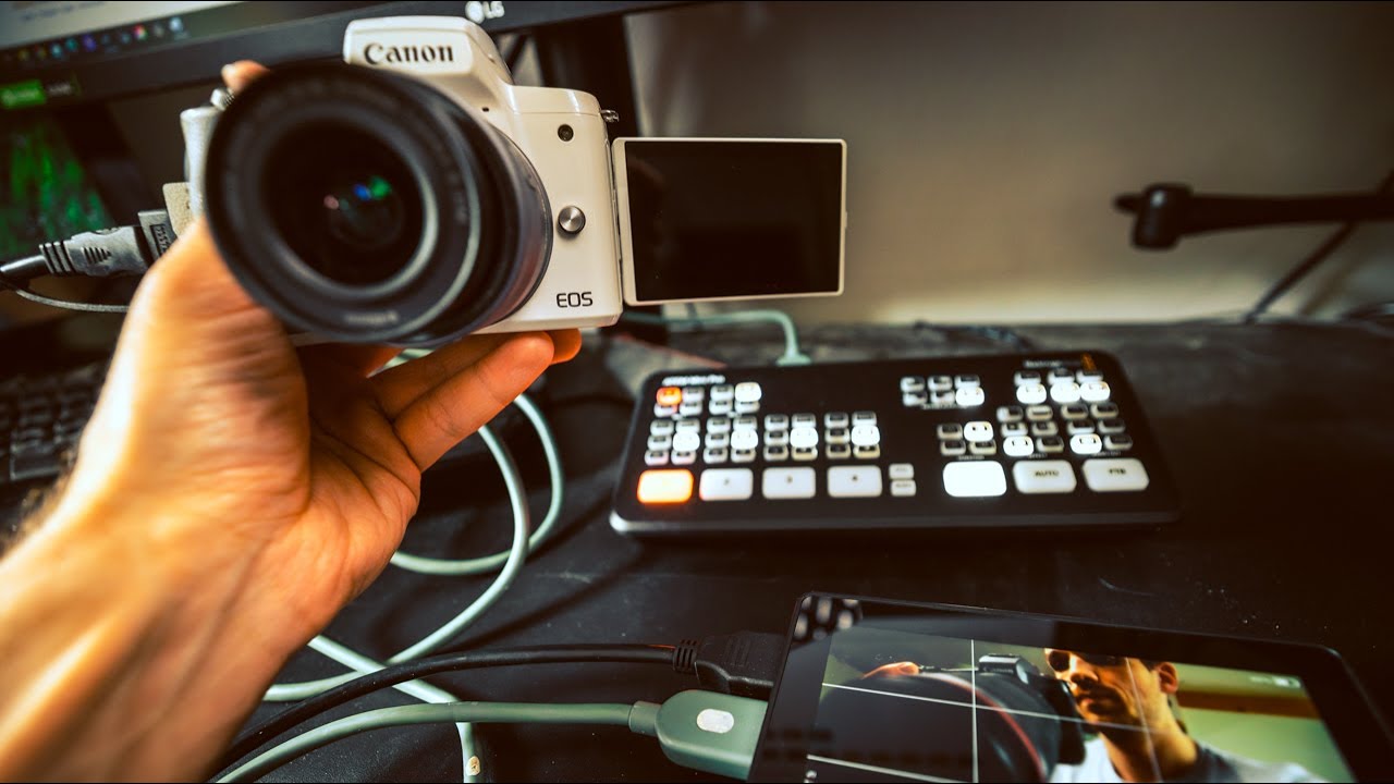 How to set up an M50 with the Atem Mini Pro